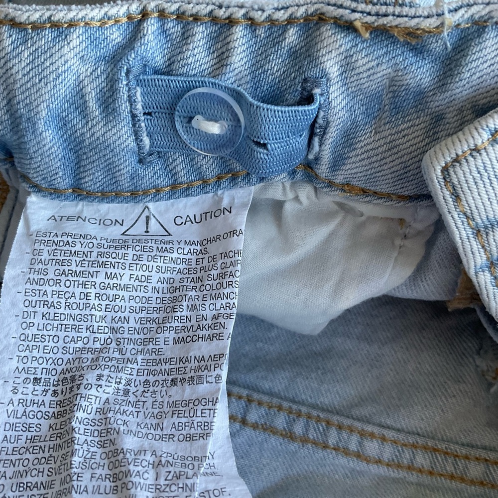 Zara Ripped Wide Leg Jeans - Picture 7 of 8